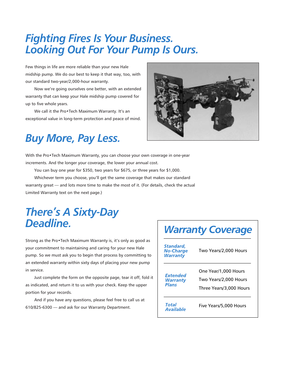 Buy more, pay less, There’s a sixty-day deadline | Hale MG User Manual | Page 160 / 162