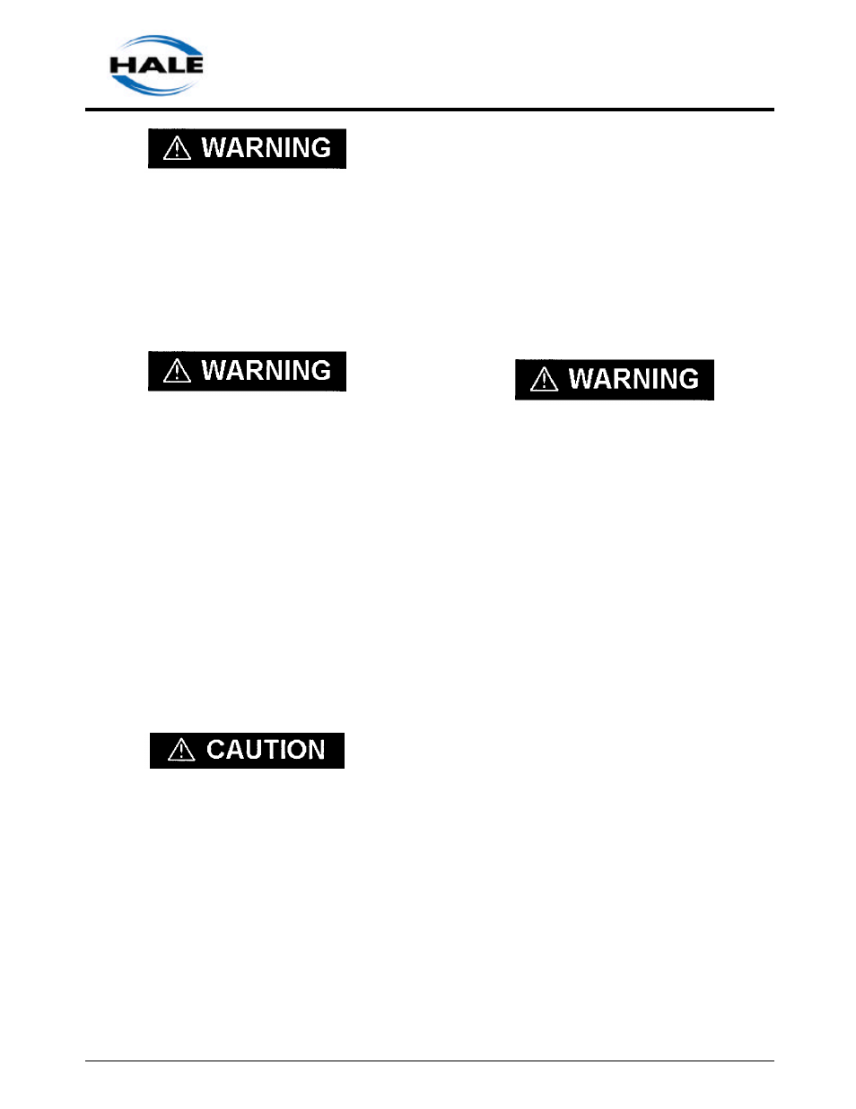 Hale MG User Manual | Page 39 / 162