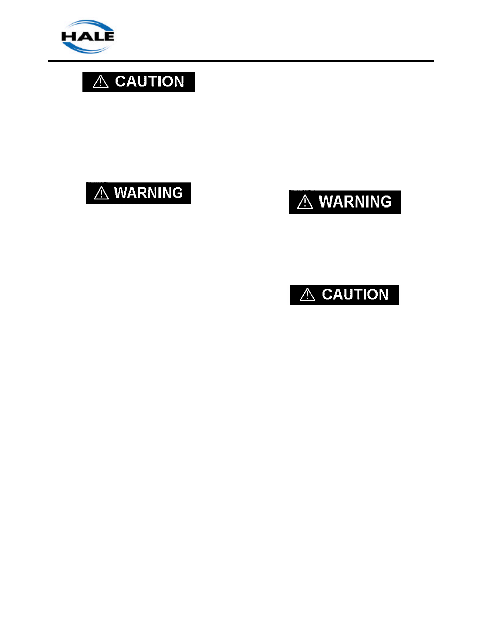 Hale MG User Manual | Page 81 / 162