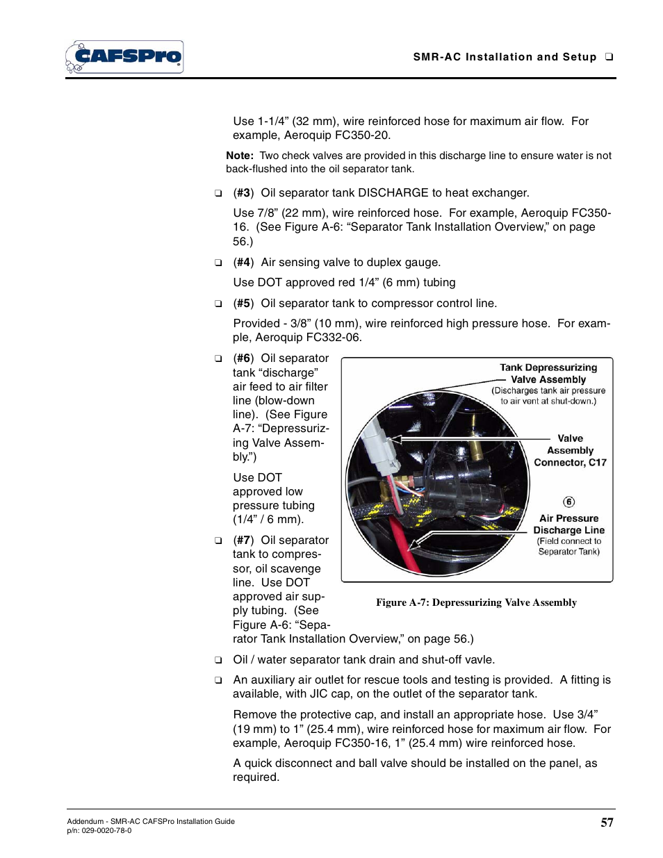 Figure a-7: depressurizing valve assembly | Hale SMR-U User Manual | Page 43 / 46