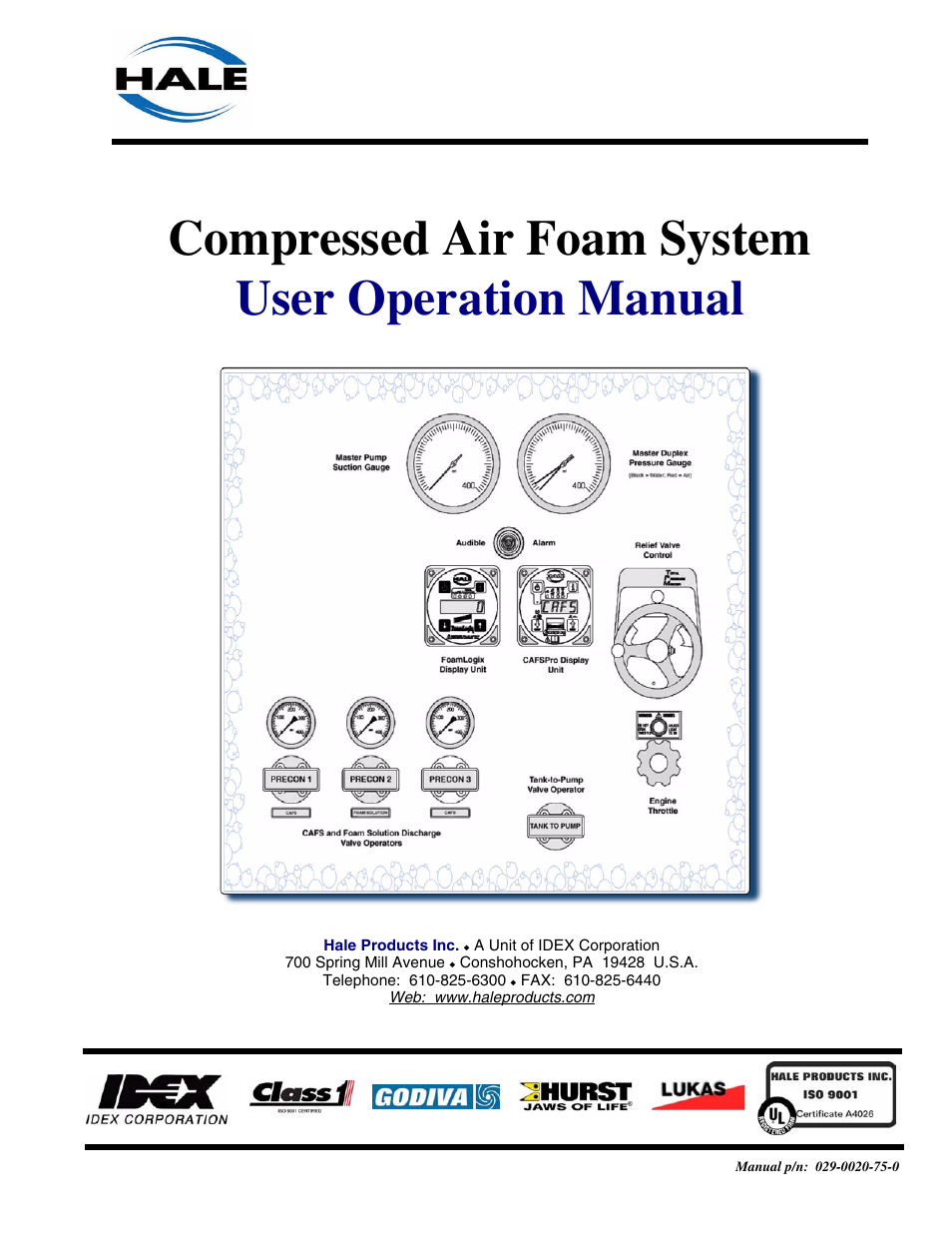 Hale CAFSPro User Manual | 72 pages