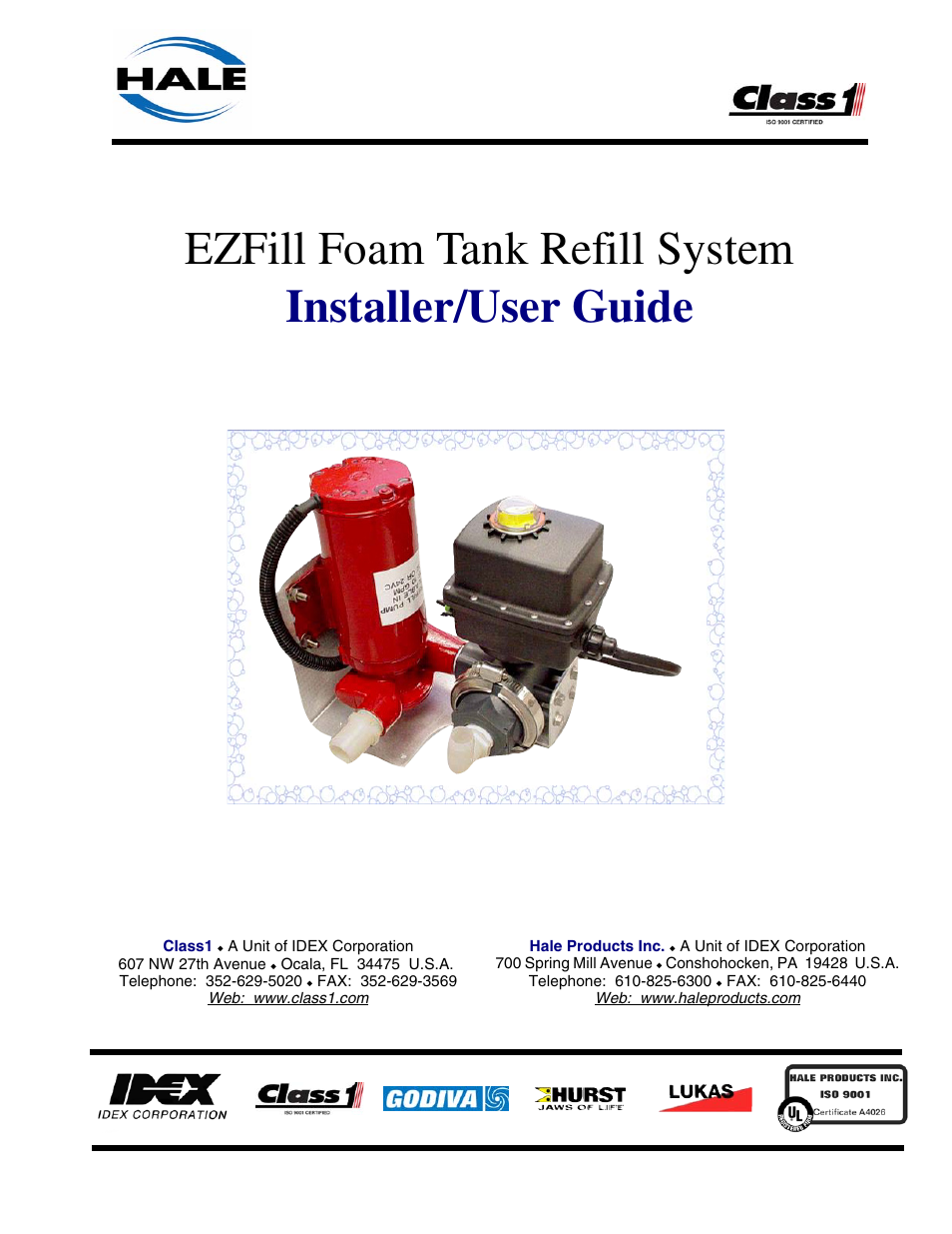 Class1 EZFill Foam Refill User Manual | 46 pages