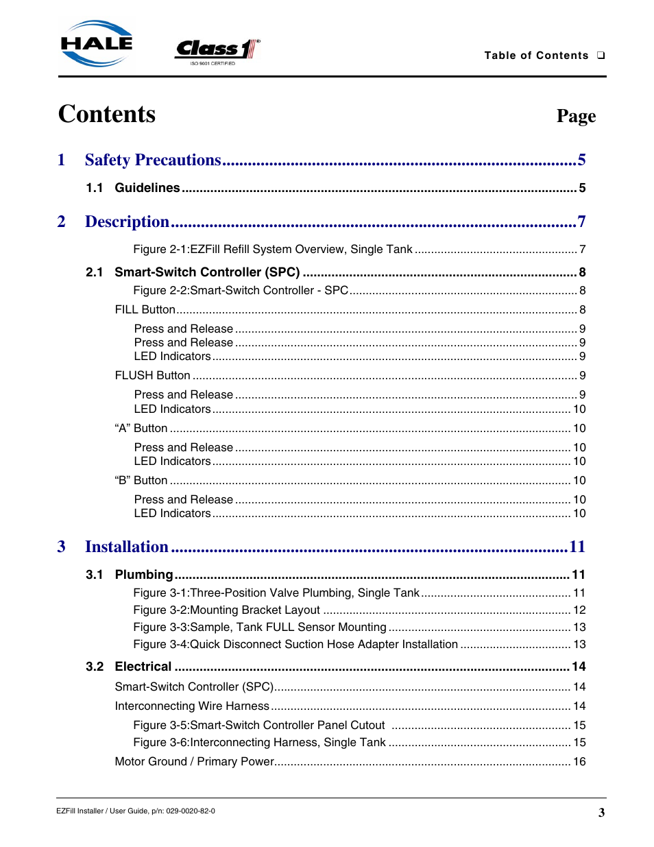 Class1 EZFill Foam Refill User Manual | Page 3 / 46