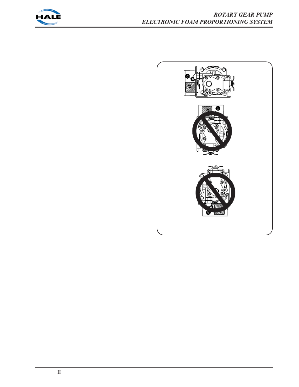 Foam pump mounting | Hale 5.0 FoamLogix User Manual | Page 39 / 122