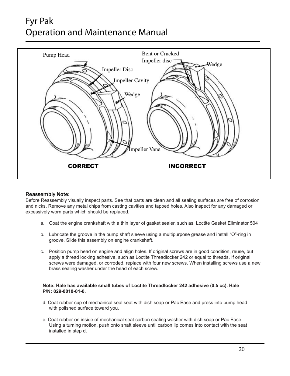 Fyr pak operation and maintenance manual | Hale Fyr Pak(2006 to Present) User Manual | Page 20 / 39