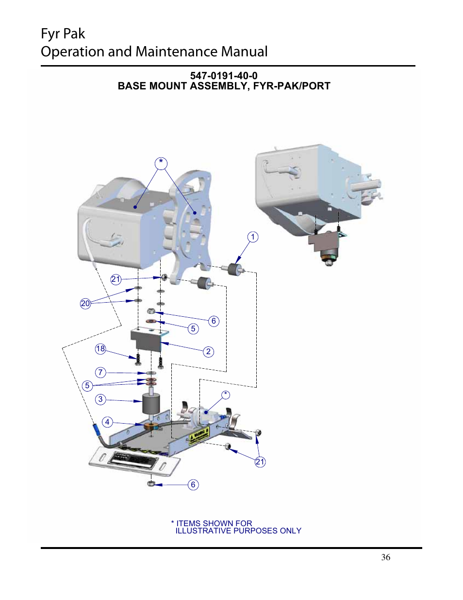 Fyr pak operation and maintenance manual | Hale Fyr Pak(2006 to Present) User Manual | Page 36 / 39