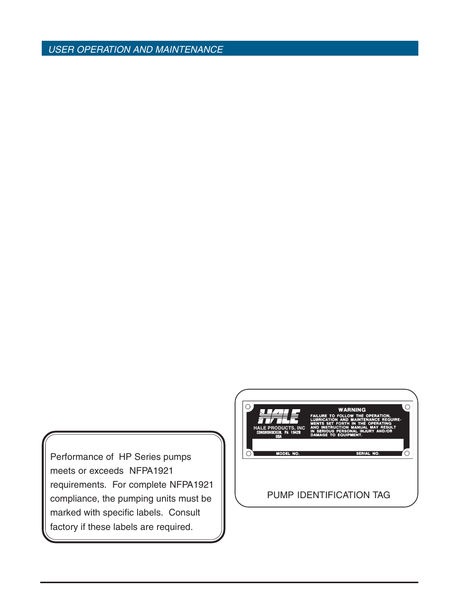 Hp series portable pumps | Hale HP Series User Manual | Page 10 / 72