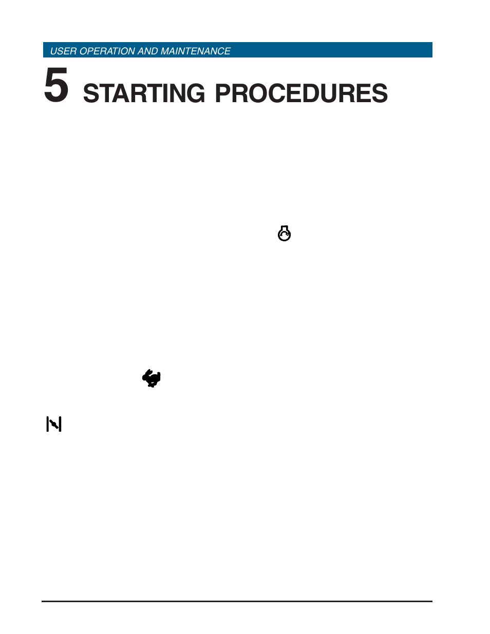 Starting procedures | Hale HP Series User Manual | Page 24 / 72