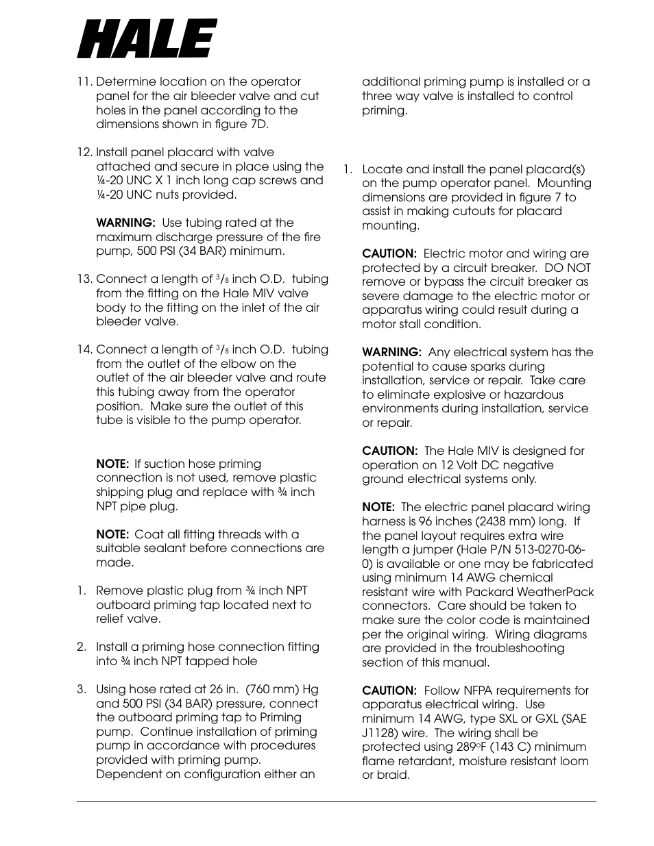 Aster, Ntake, Alve | Hale Master Intake Valve User Manual | Page 15 / 46