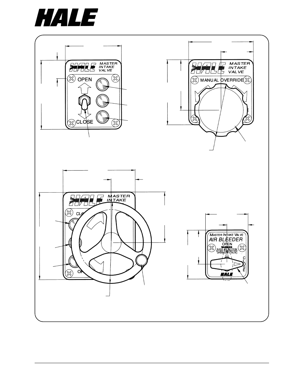 Aster, Ntake, Alve | Hale Master Intake Valve User Manual | Page 21 / 46