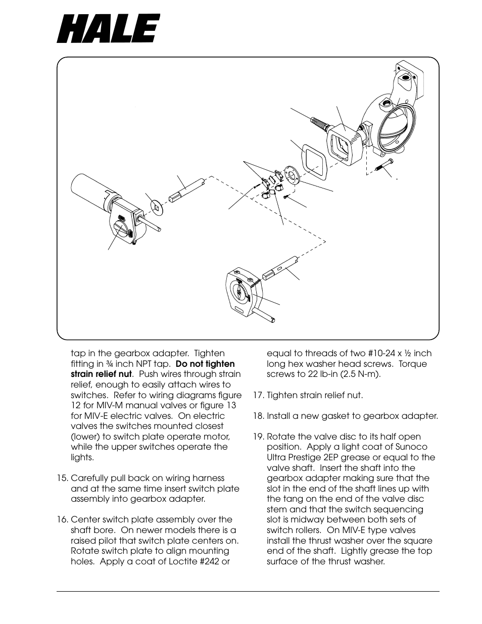 Aster, Ntake, Alve | Hale Master Intake Valve User Manual | Page 25 / 46