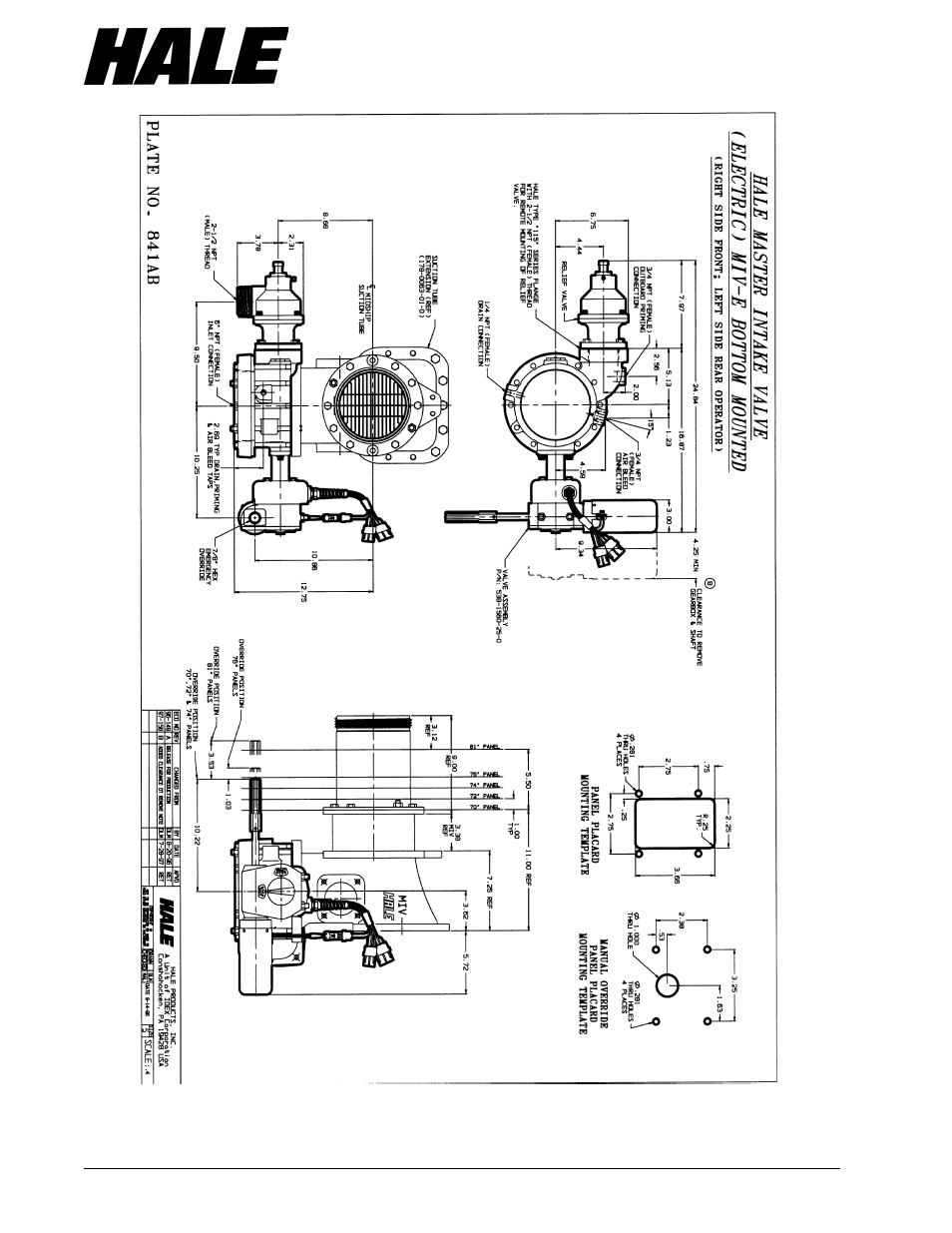 Hale Master Intake Valve User Manual | Page 44 / 46