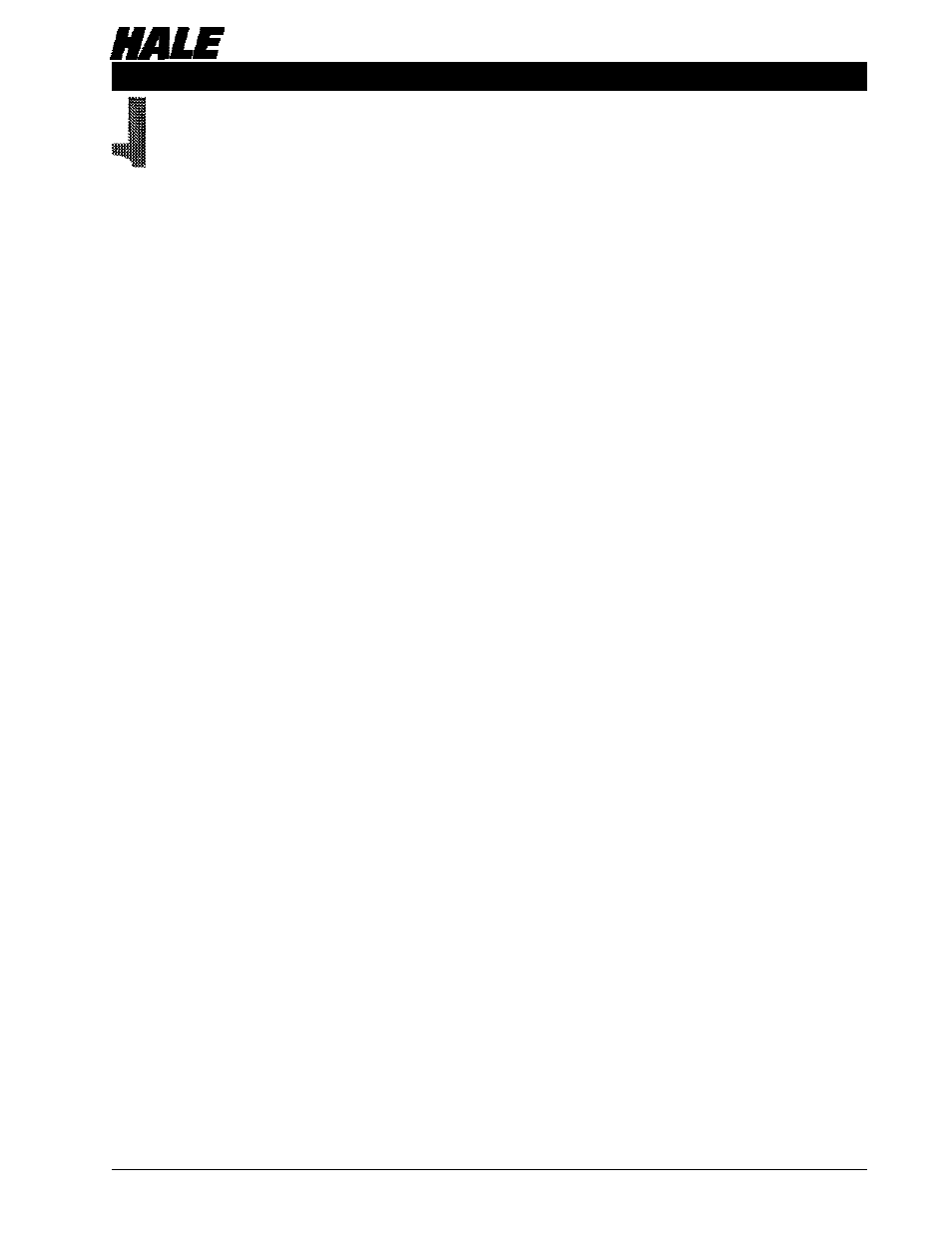 Safety | Hale SPV User Manual | Page 3 / 16