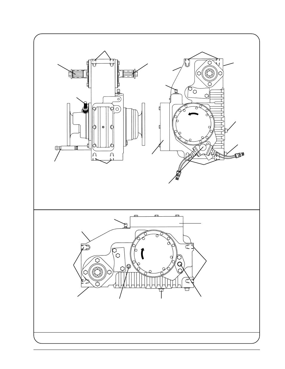 Split-shaft pto gearbox, Figure 3. mga gearbox component identification, 7installation manual | Hale RGA User Manual | Page 9 / 16