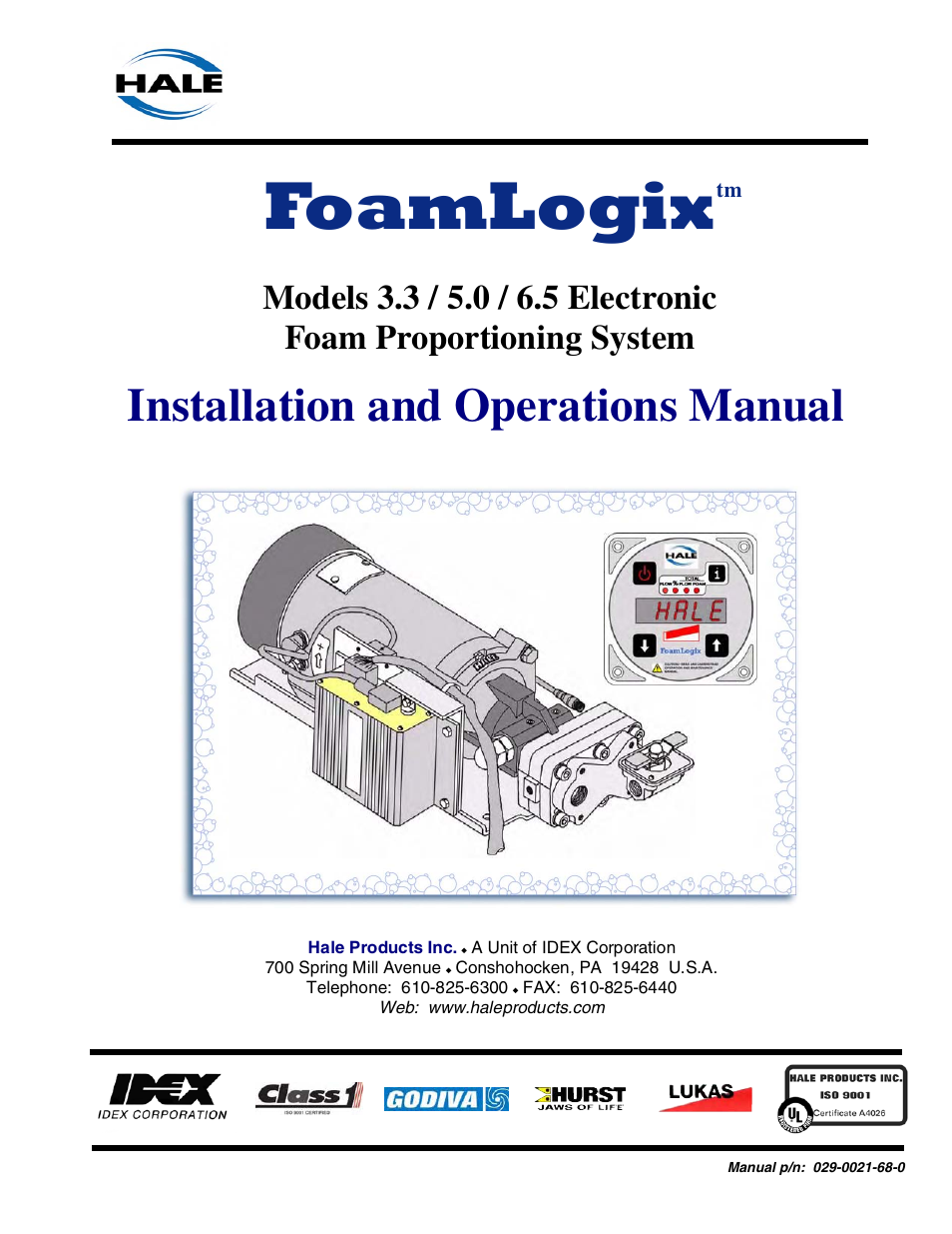 Hale FoamLogix 6.5 User Manual | 194 pages