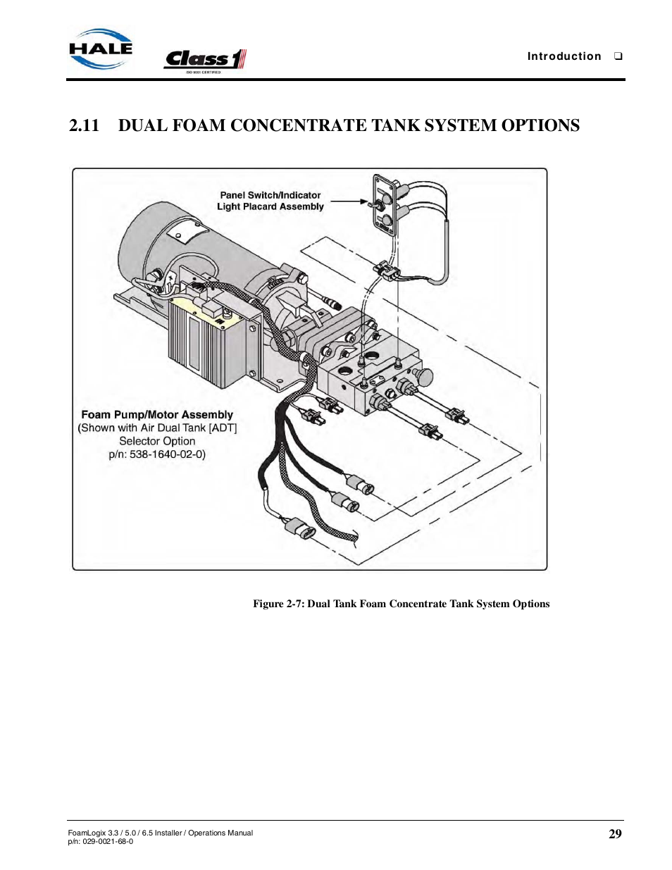 11 dual foam concentrate tank system options | Hale FoamLogix 6.5 User Manual | Page 29 / 194