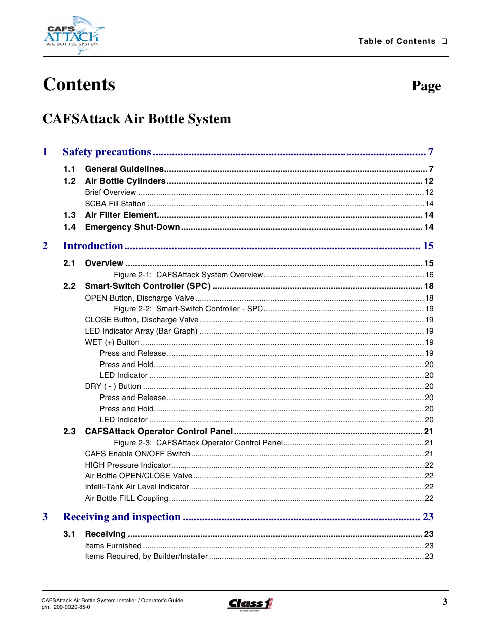 Hale CAFS Attack User Manual | Page 3 / 100