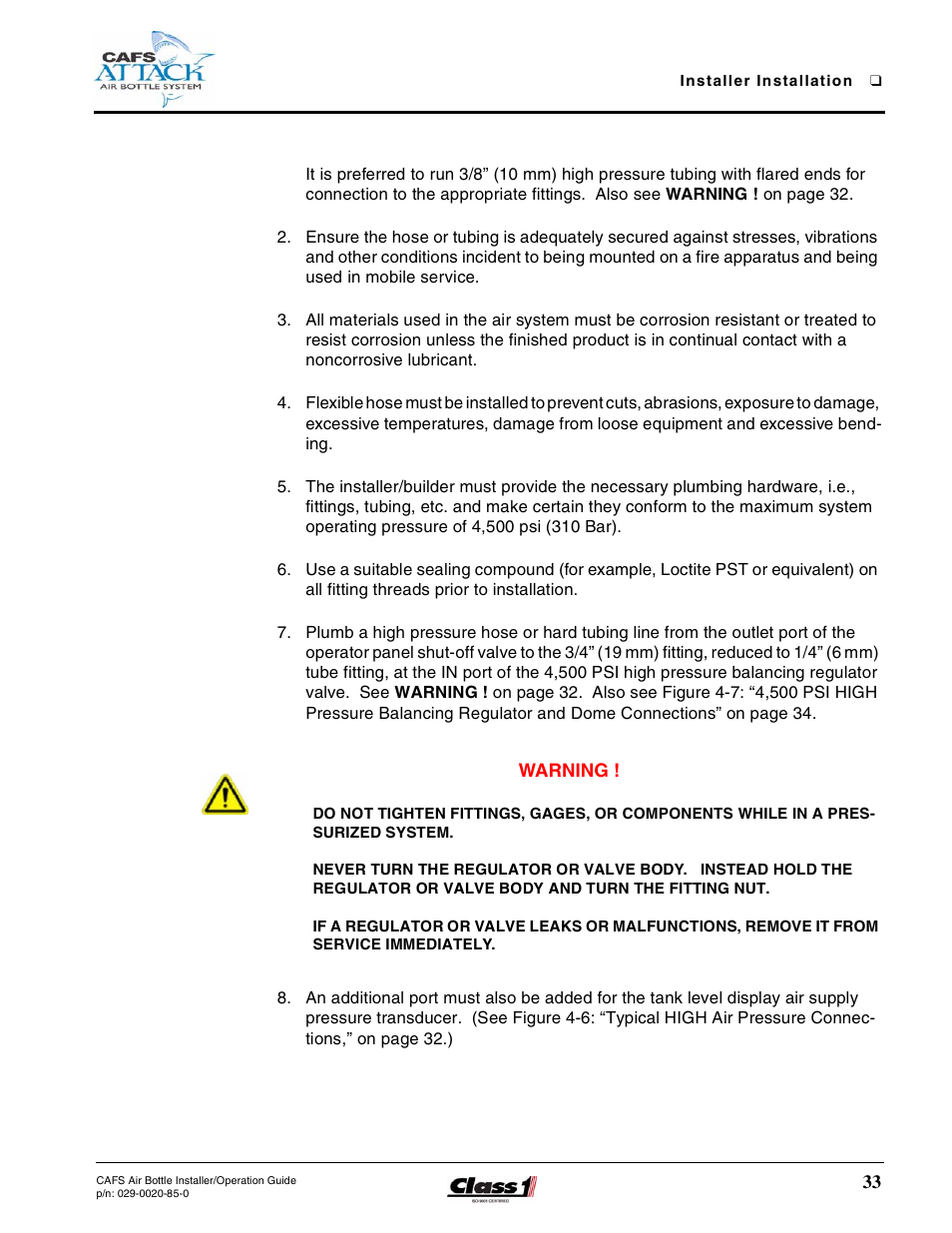 Hale CAFS Attack User Manual | Page 33 / 100