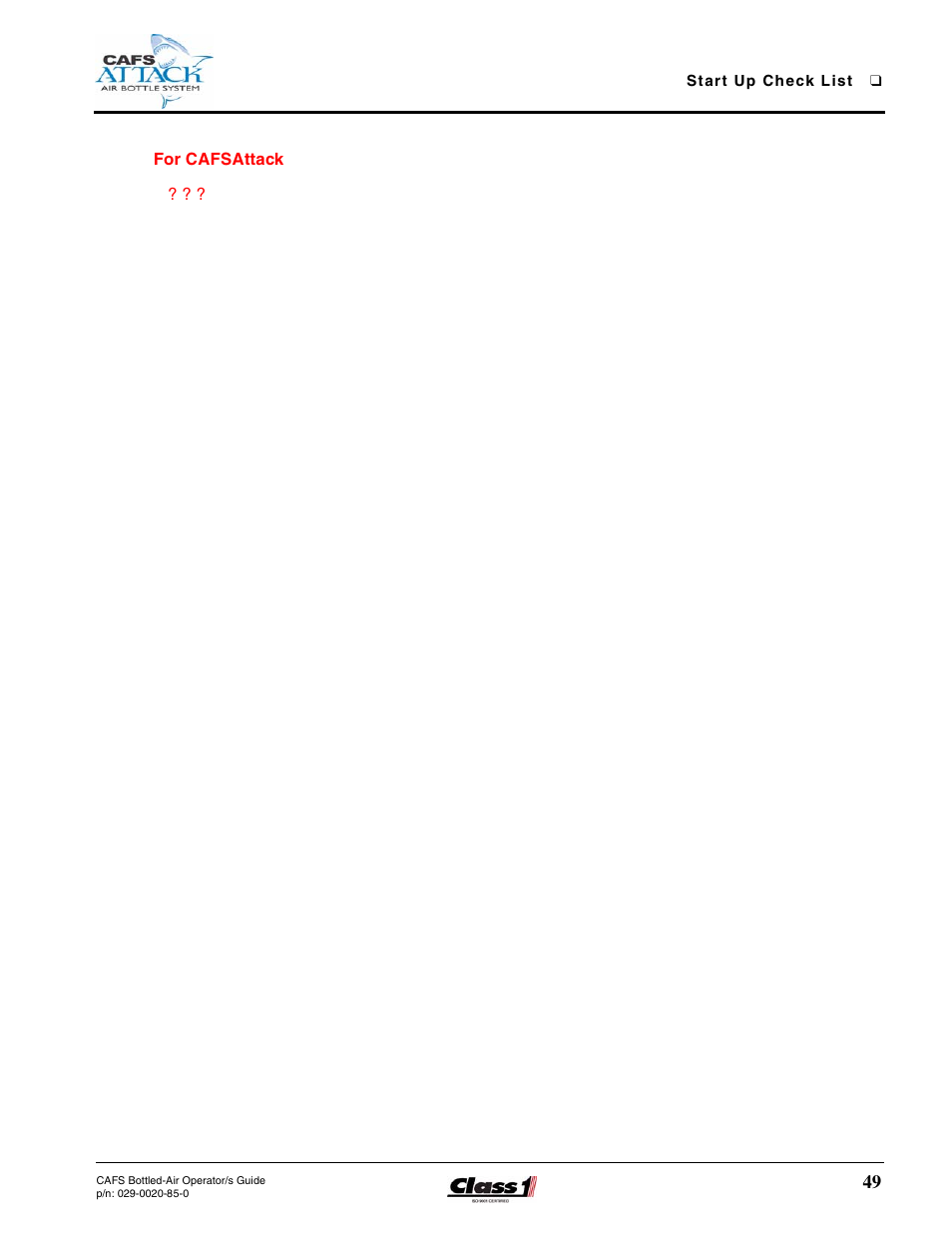 For cafsattack | Hale CAFS Attack User Manual | Page 49 / 100