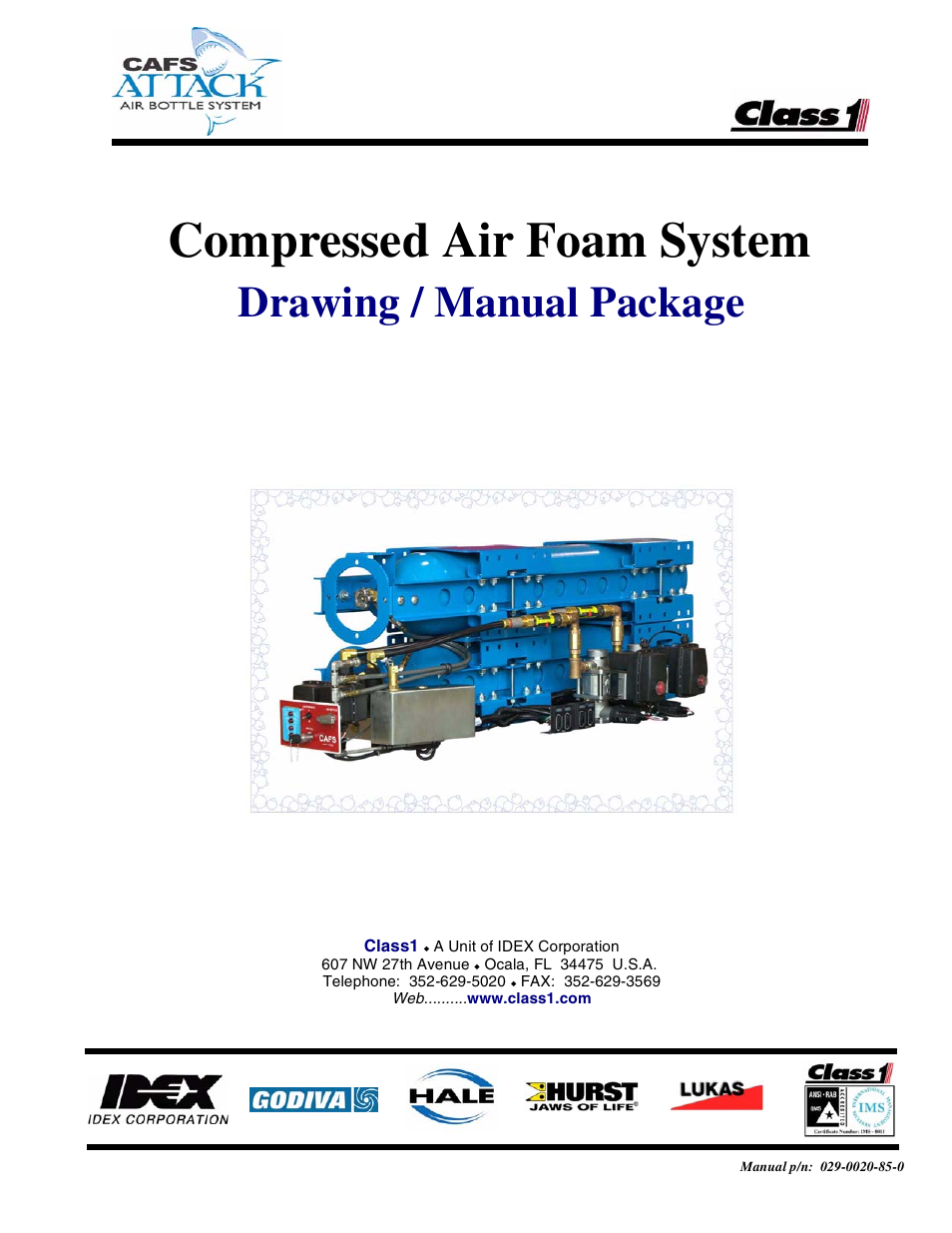 Drawing / manual package, Compressed air foam system | Hale CAFS Attack User Manual | Page 67 / 100
