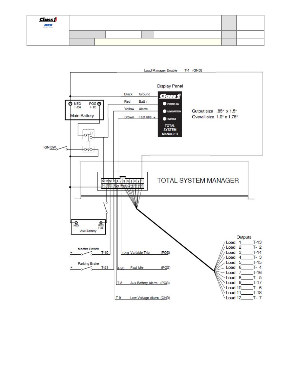 Operation manual | Class1 Total System Manager User Manual | Page 17 / 19