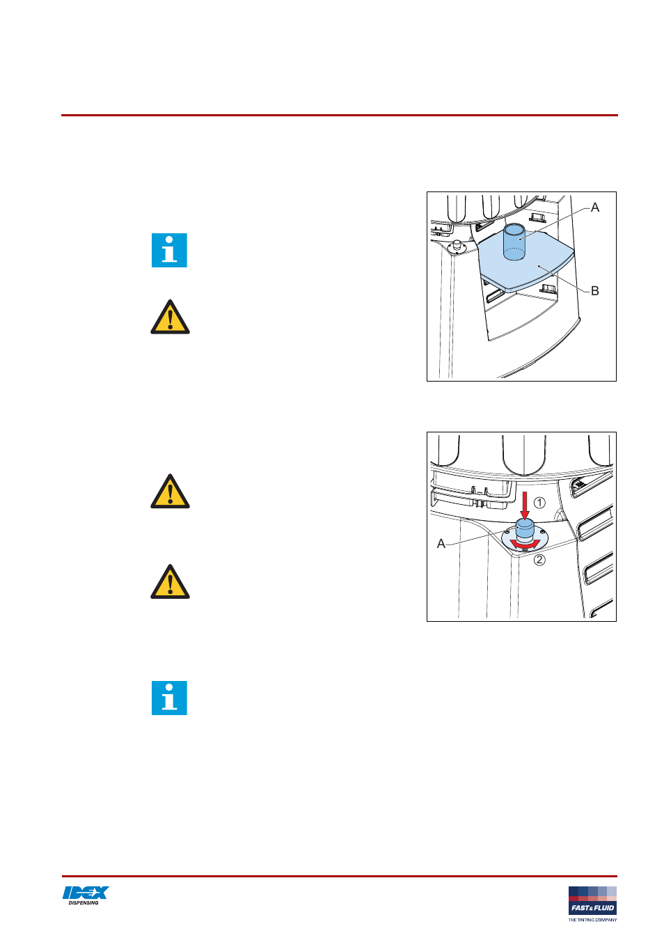 3 placing a can, 4 using the emergency stop, Placing a can | Using the emergency stop | Fluid Management X-Smart User Manual | Page 15 / 28
