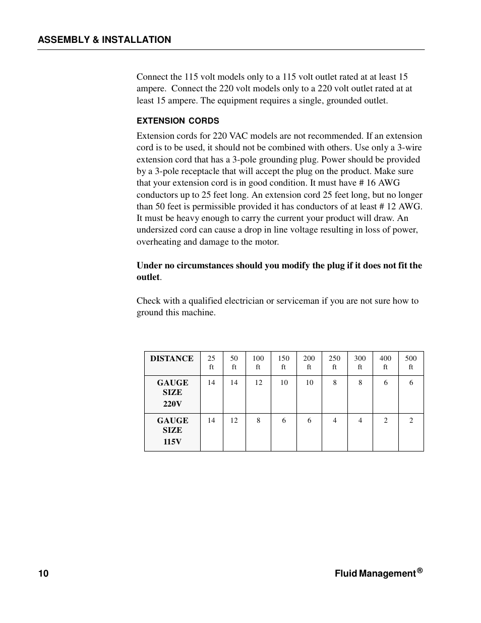 Fluid Management NSC50 Harbil User Manual | Page 10 / 24