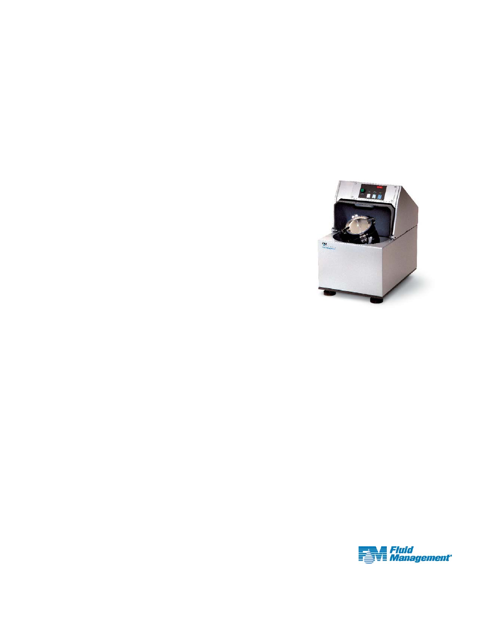 Fluid Management VR-1 Mixer User Manual | 23 pages