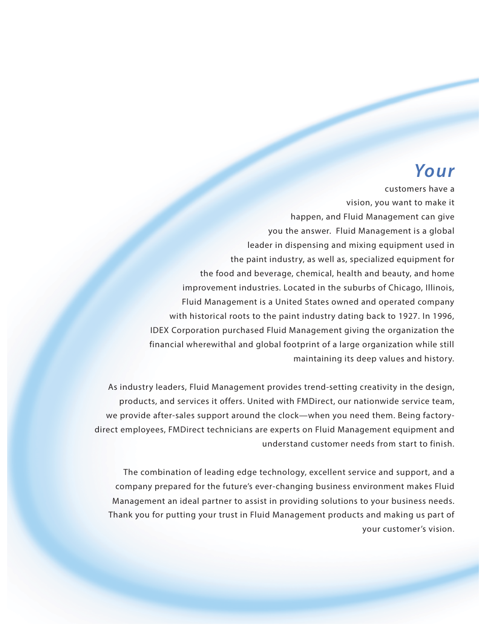 Yo u r | Fluid Management VR-1 Mixer User Manual | Page 2 / 23