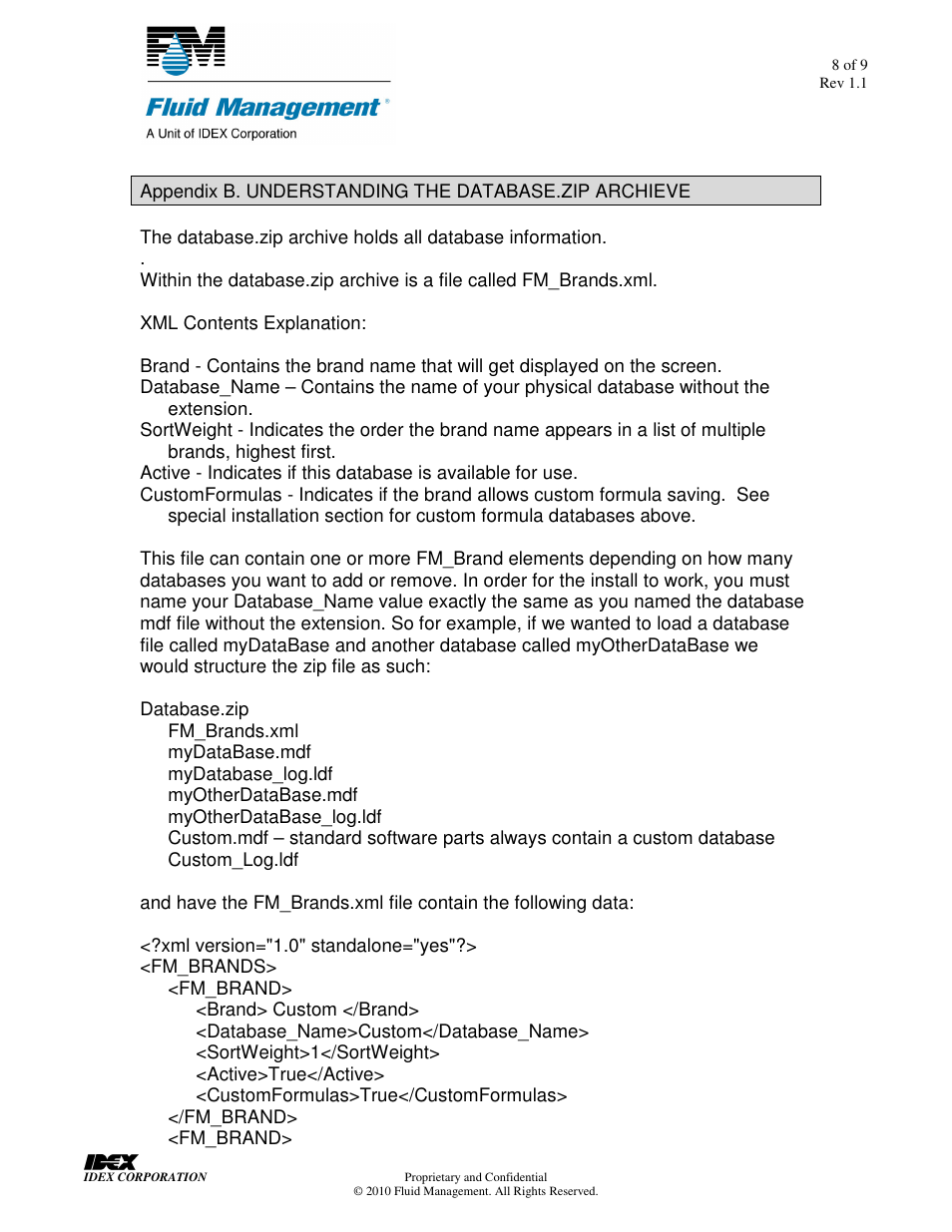 Fluid Management X-Smart User Manual | Page 8 / 9