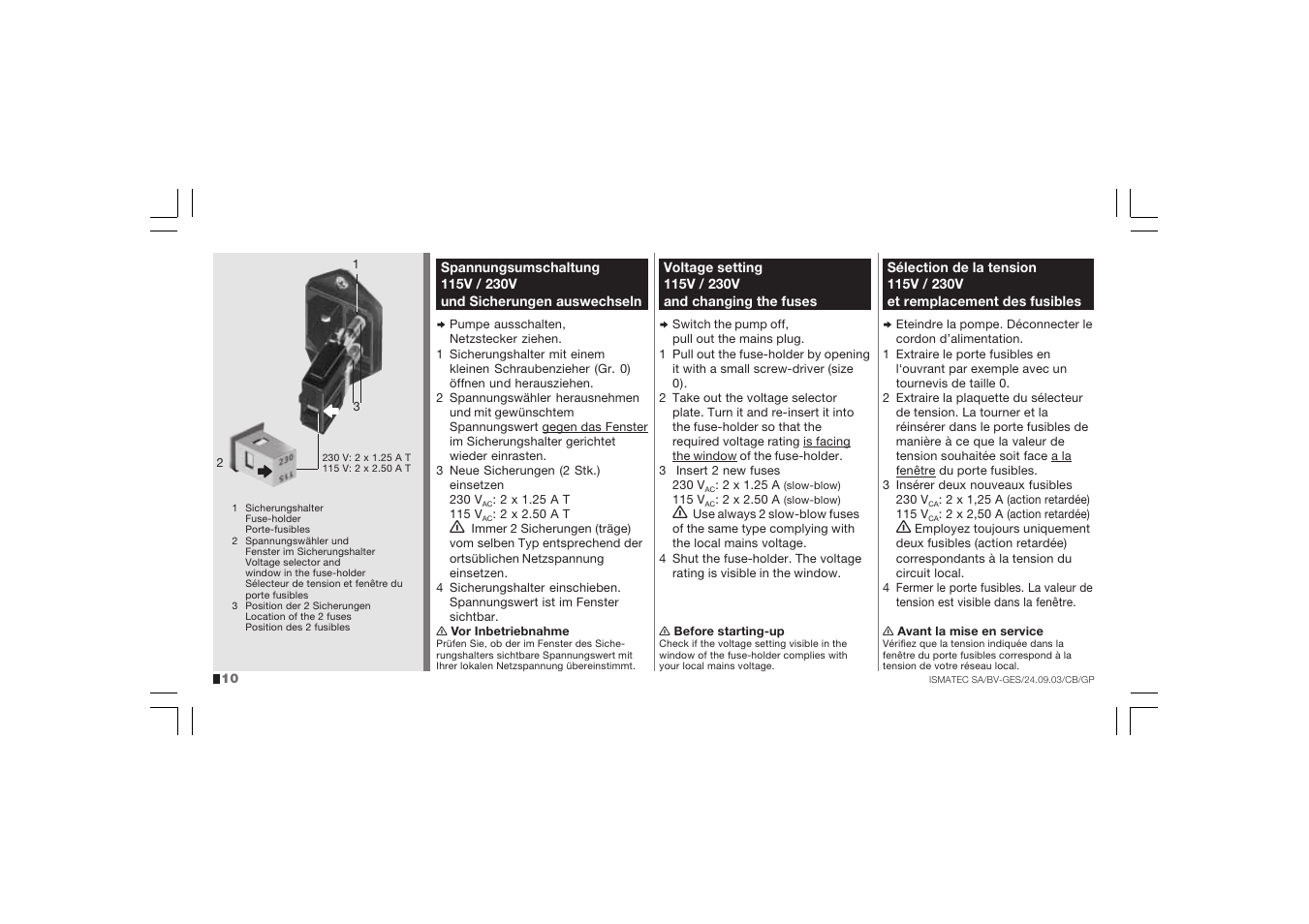 IDEX Health & Science BV - GES User Manual | Page 10 / 28