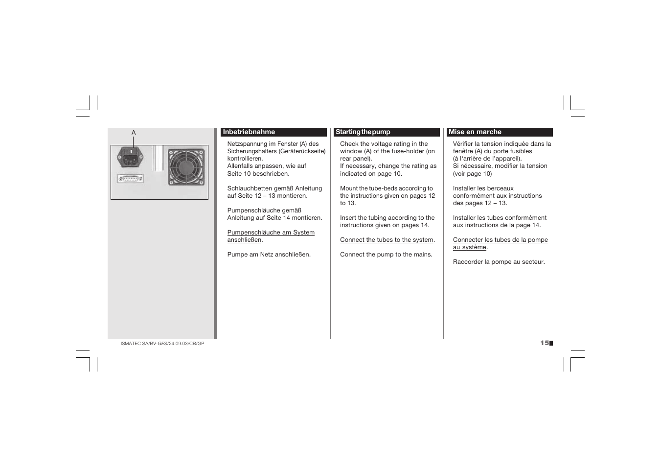 IDEX Health & Science BV - GES User Manual | Page 15 / 28