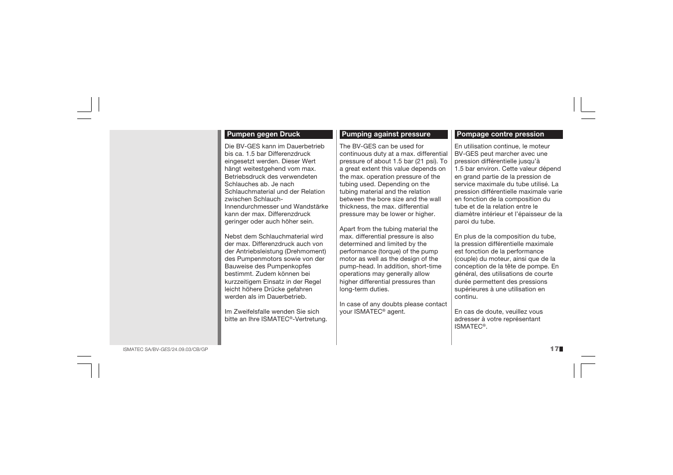 IDEX Health & Science BV - GES User Manual | Page 17 / 28