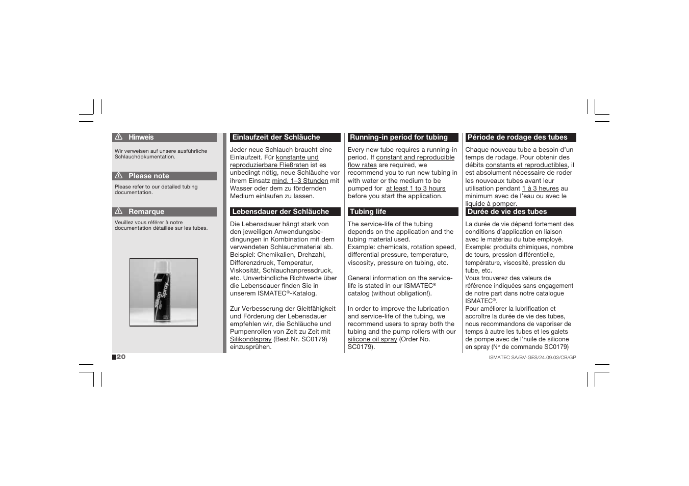 IDEX Health & Science BV - GES User Manual | Page 20 / 28