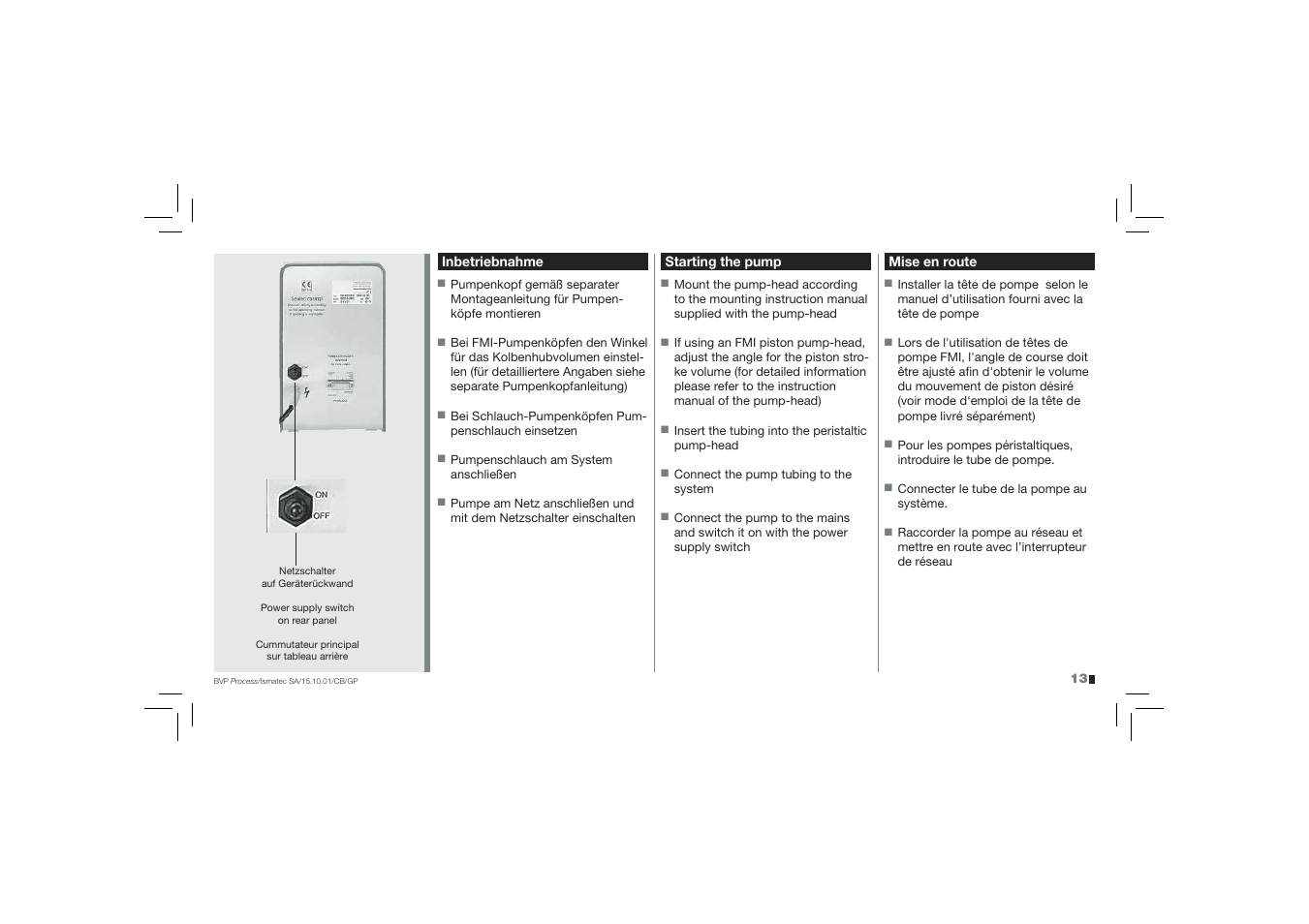 IDEX Health & Science BVP Process User Manual | Page 13 / 44