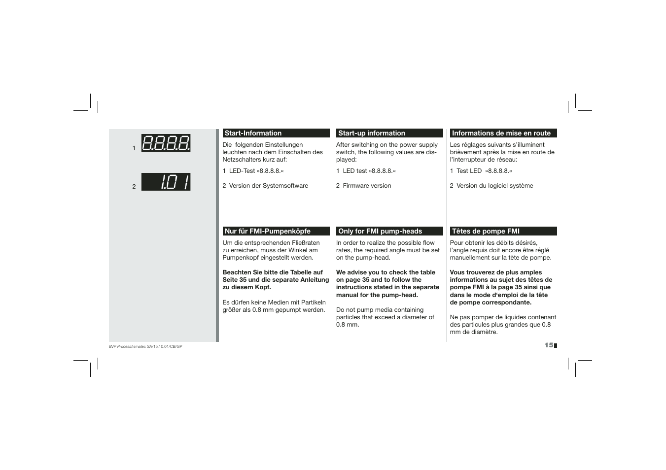 IDEX Health & Science BVP Process User Manual | Page 15 / 44