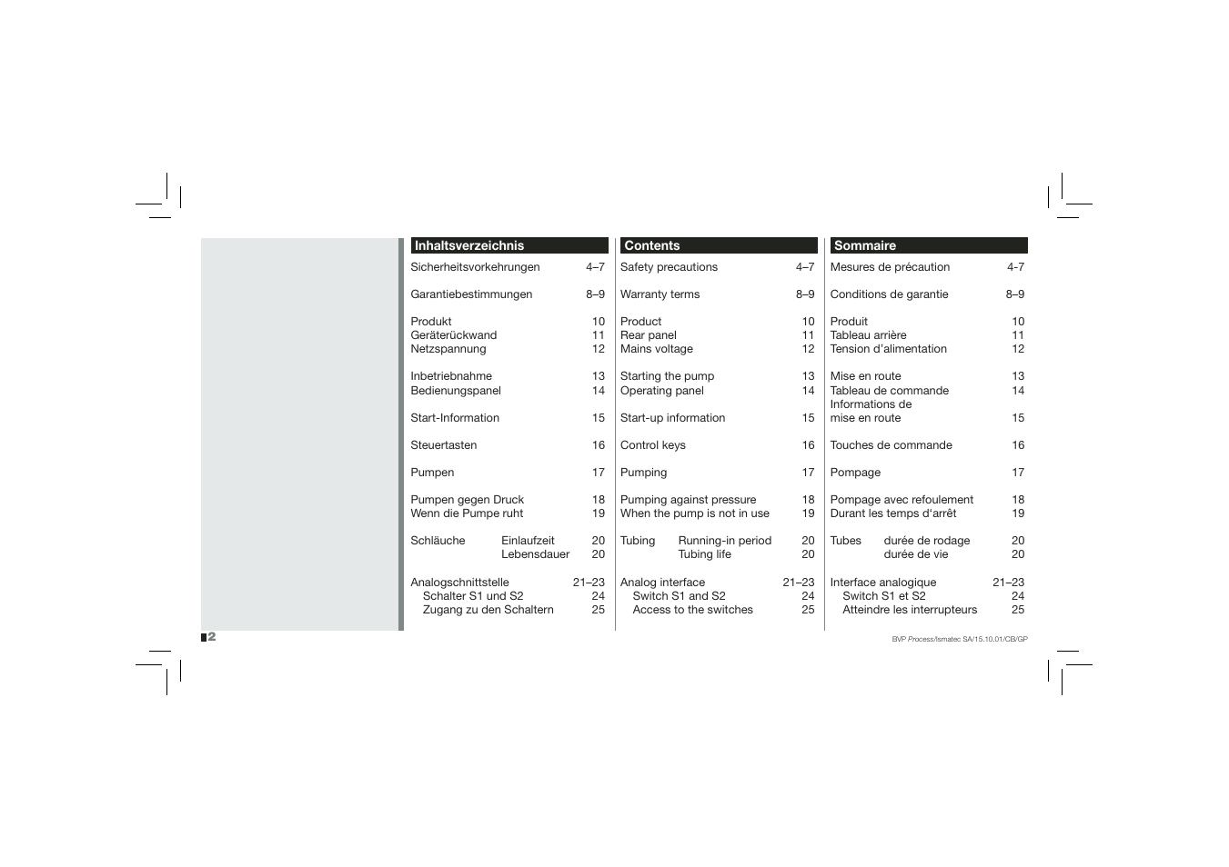 IDEX Health & Science BVP Process User Manual | Page 2 / 44