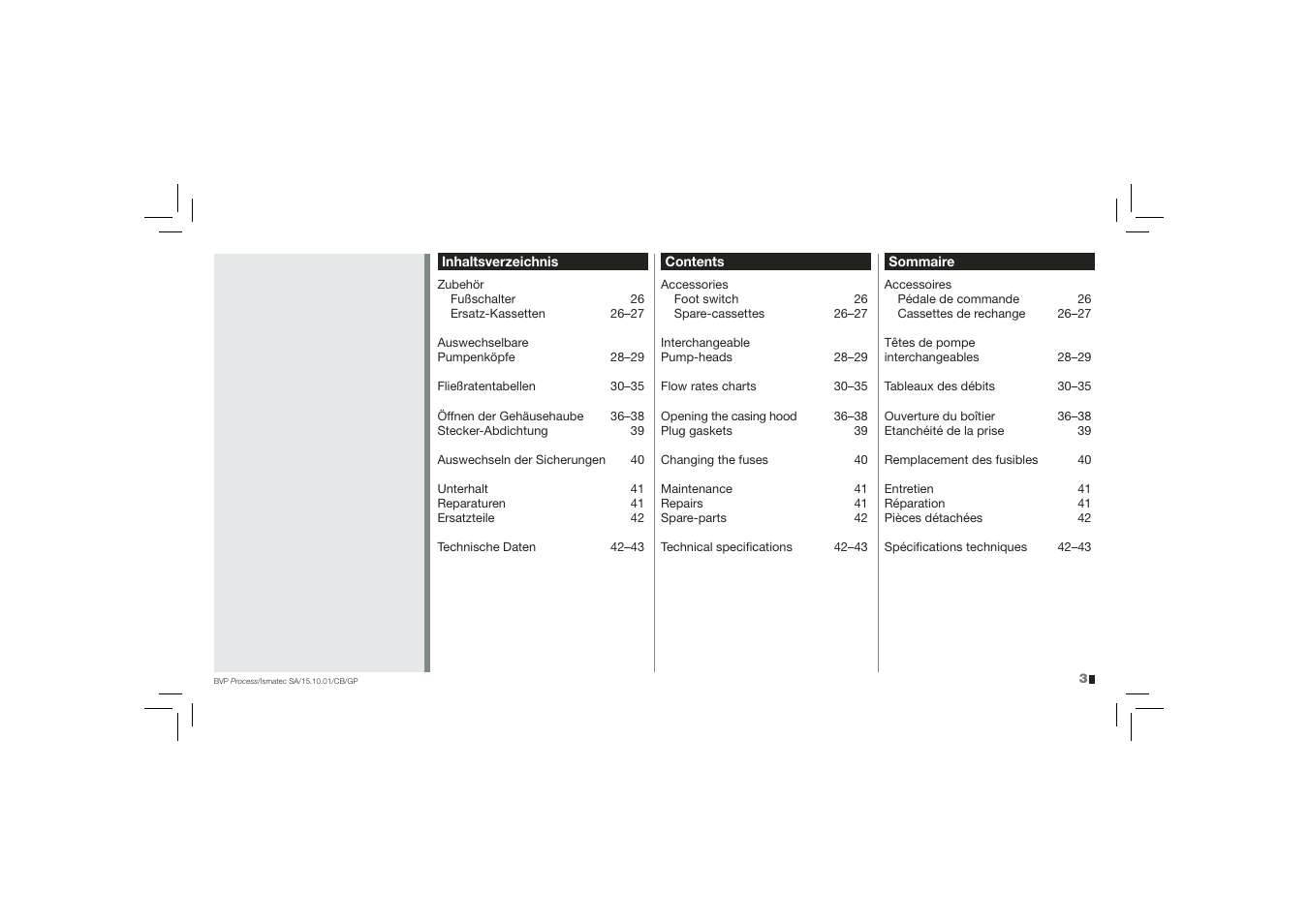 IDEX Health & Science BVP Process User Manual | Page 3 / 44