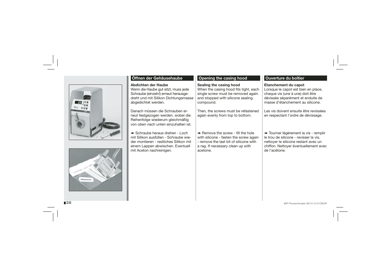 IDEX Health & Science BVP Process User Manual | Page 38 / 44