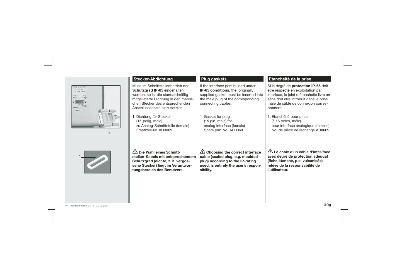 IDEX Health & Science BVP Process User Manual | Page 39 / 44