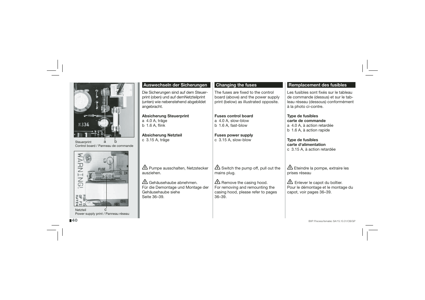IDEX Health & Science BVP Process User Manual | Page 40 / 44