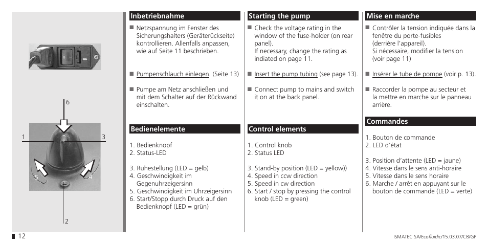 IDEX Health & Science Ecofluidic (old name: Ecoflow) User Manual | Page 12 / 28