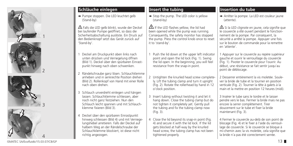 IDEX Health & Science Ecofluidic (old name: Ecoflow) User Manual | Page 13 / 28