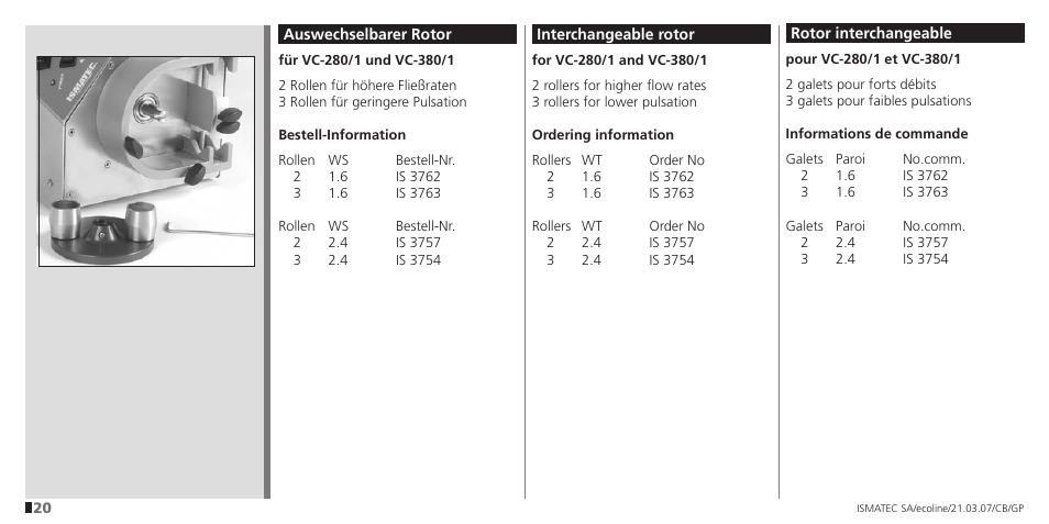 IDEX Health & Science Ecoline User Manual | Page 20 / 36