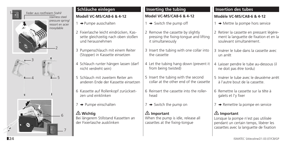 IDEX Health & Science Ecoline User Manual | Page 24 / 36