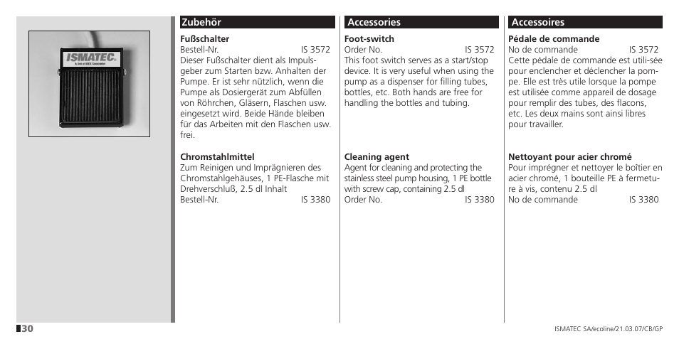 IDEX Health & Science Ecoline User Manual | Page 30 / 36