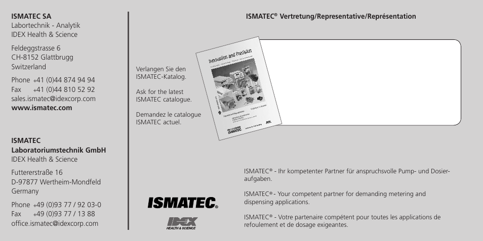 IDEX Health & Science Ecoline User Manual | Page 36 / 36