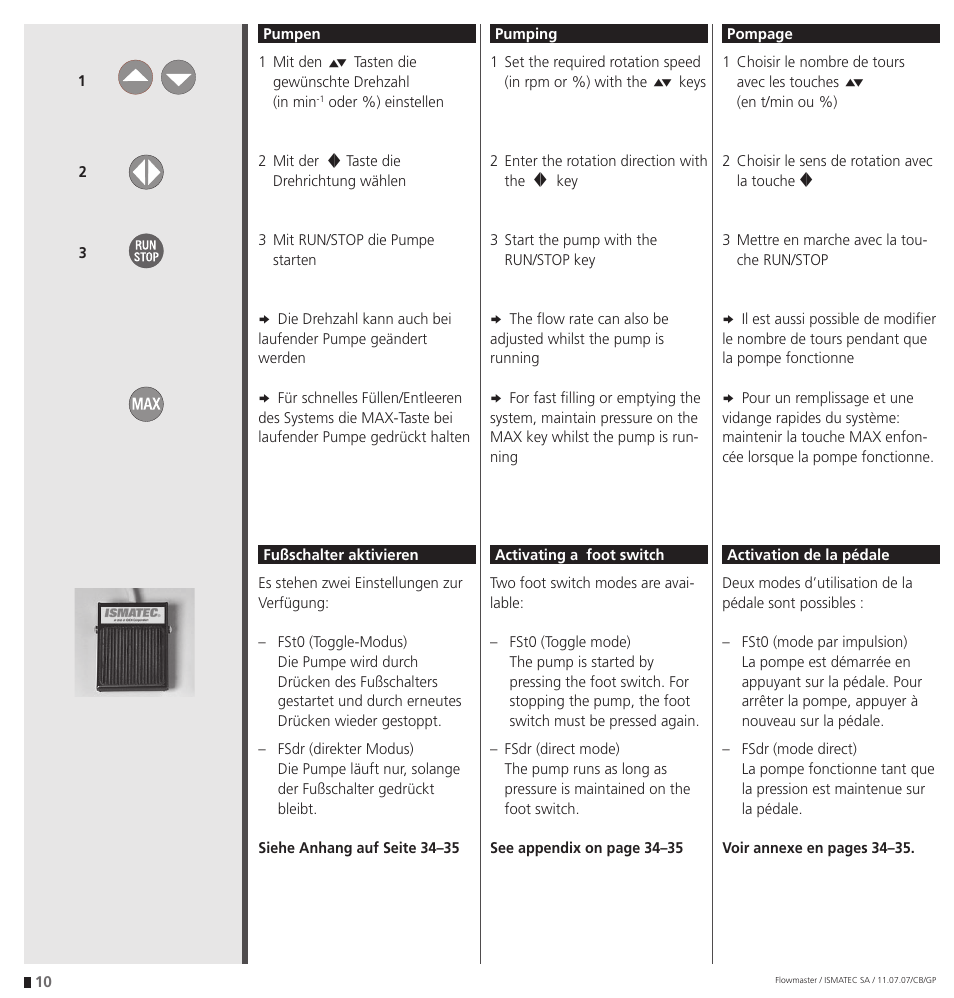 IDEX Health & Science Flowmaster – version with Timer Function User Manual | Page 10 / 36