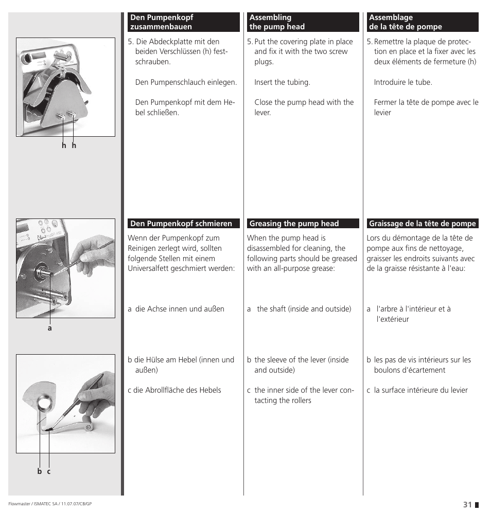 IDEX Health & Science Flowmaster – version with Timer Function User Manual | Page 31 / 36