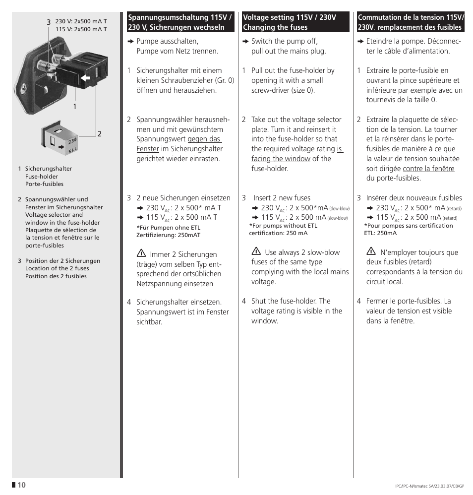 IDEX Health & Science IPC User Manual | Page 10 / 48